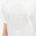 Stone Island Men's Industrial Two Textured Print T-Shirt in White