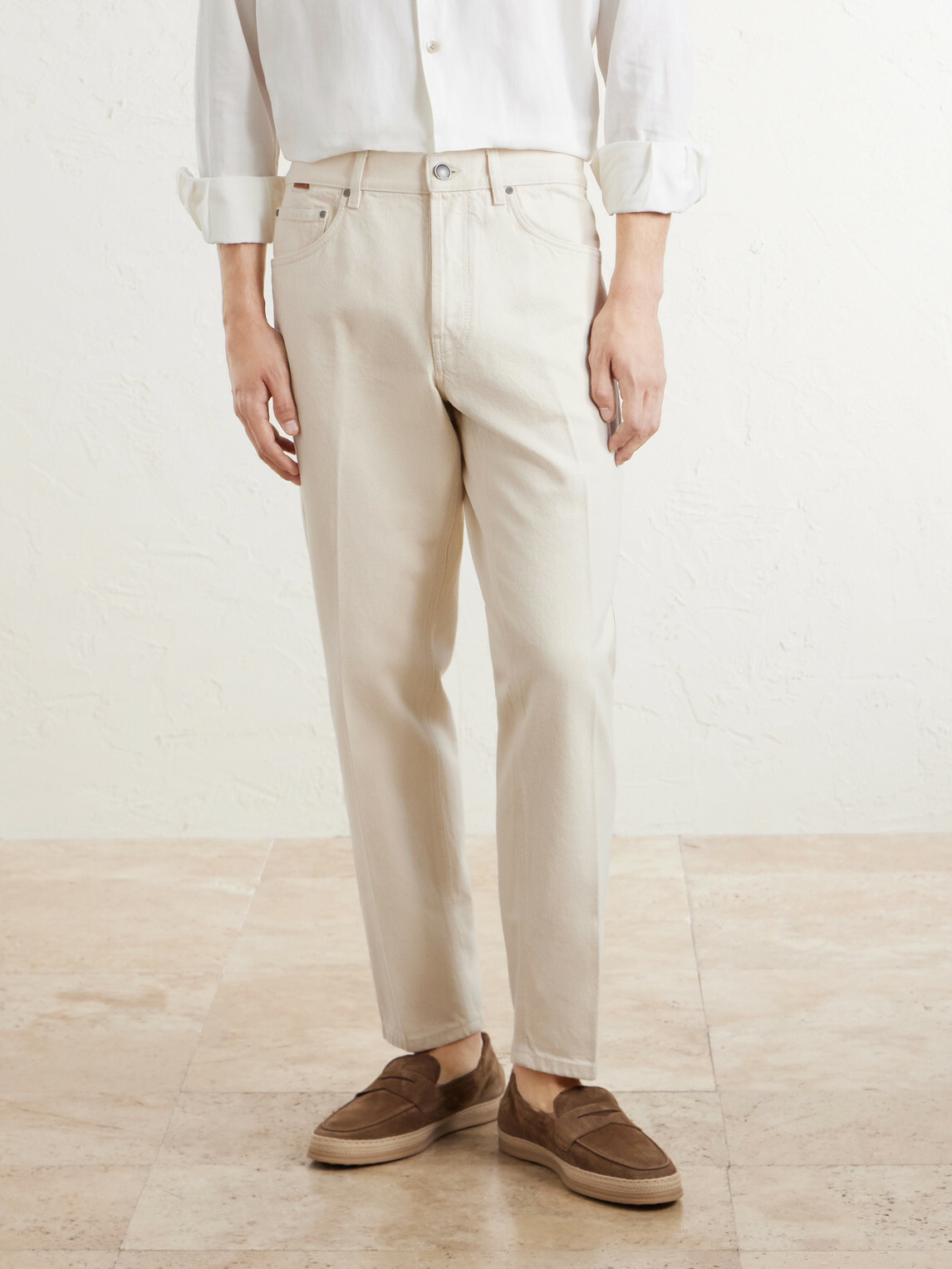 Lardini - Straight-Leg Jeans - Neutrals