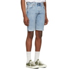 Levis Blue Denim Original Cut-Off 501 Shorts