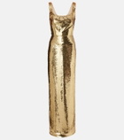 Monique Lhuillier Sequined gown