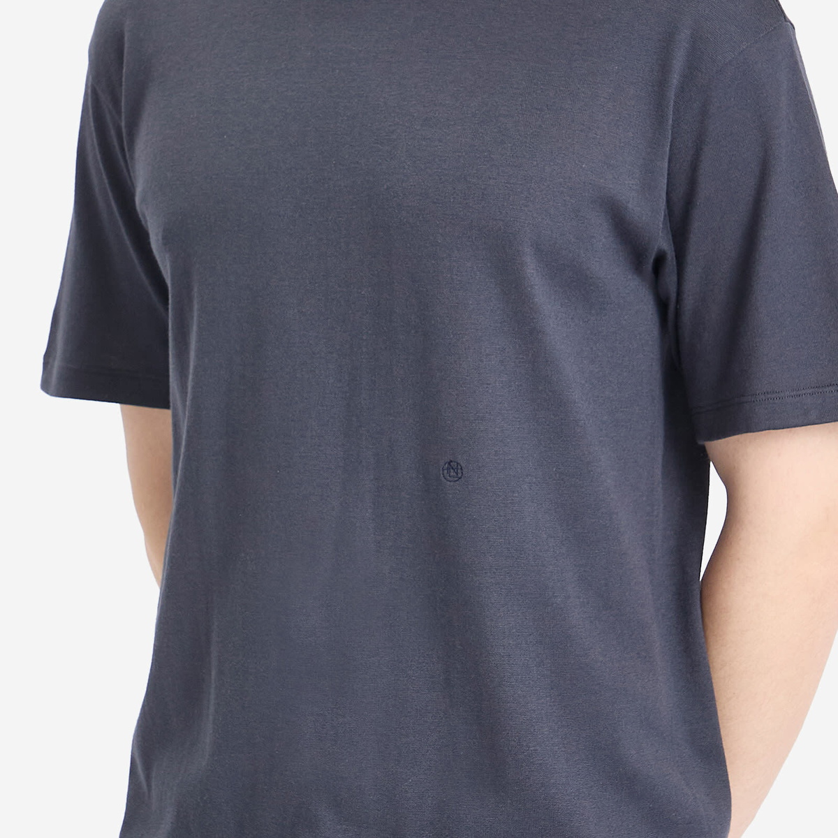 Nanamica Men's Loopwheel Coolmax Jersey T-Shirt in Navy