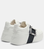 Roger Vivier Viv Skate leather platform sneakers
