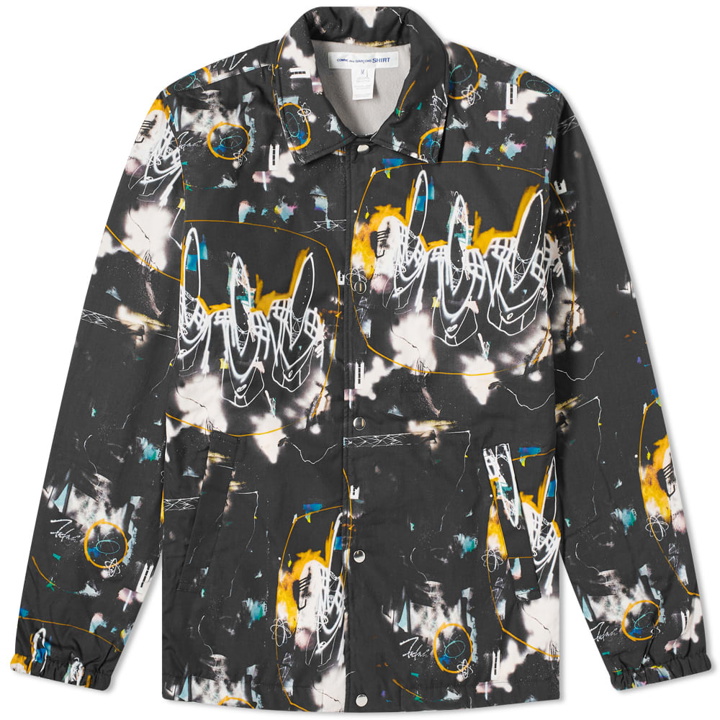 Photo: Comme des Garcons SHIRT Futura Print A Coach Jacket