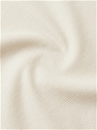 Ralph Lauren Purple label - Cotton and Silk-Blend Piqué Polo Shirt - Neutrals
