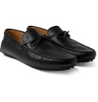 TOD'S - City Full-Grain Leather Driving Shoes - Black