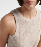 Magda Butrym Floral-appliqué tank top