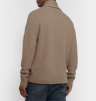 rag & bone - Cardiff Shawl-Collar Merino Wool and Cotton-Blend Cardigan - Neutrals