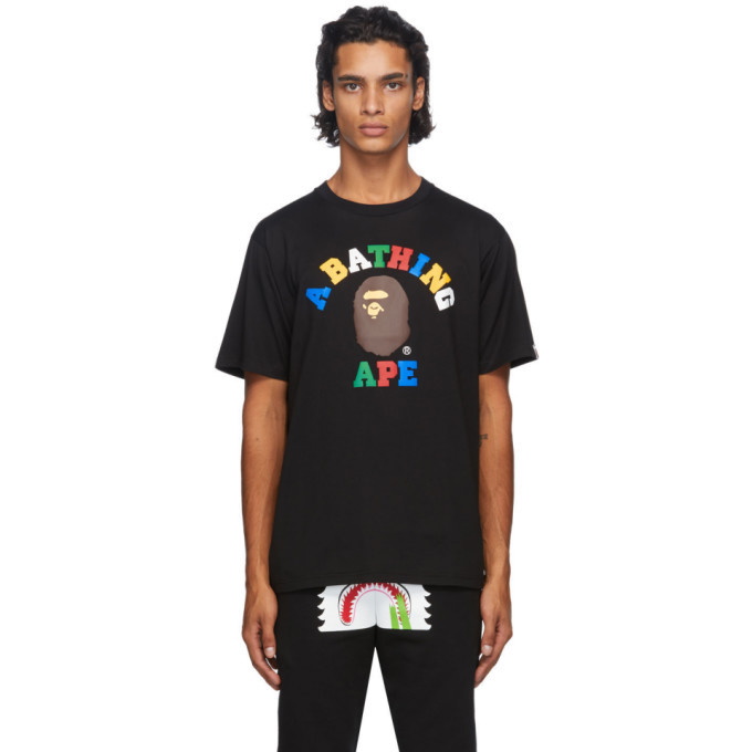 Photo: BAPE Black College T-Shirt