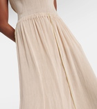 Toteme Plissé high-rise maxi skirt