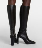 Saint Laurent Venetia leather knee-high boots