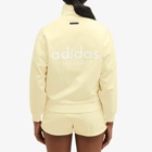 Adidas x FOG Women's Adidas x Fear of God Athletics Shiny Tricot Track Jacket in Pale Yellow