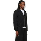 Hugo Black Modern-Fit Performance-Stretch Canvas Jacket