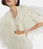 Simone Rocha - Tiered tulle jacket