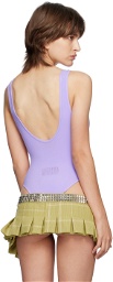 Poster Girl SSENSE Exclusive Purple Joyce Bodysuit