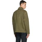 Cornerstone Green Wool Cut-Out Jacket