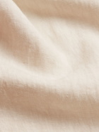 Boglioli - Grandad-Collar Linen Shirt - Neutrals