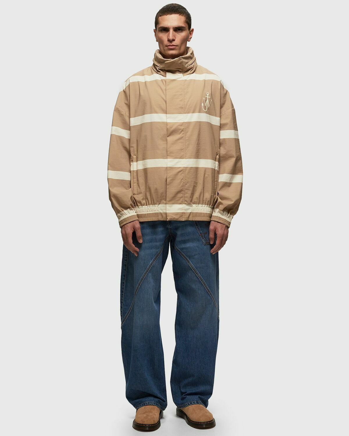 Jw Anderson Track Jacket Beige - Mens - Track Jackets JW Anderson