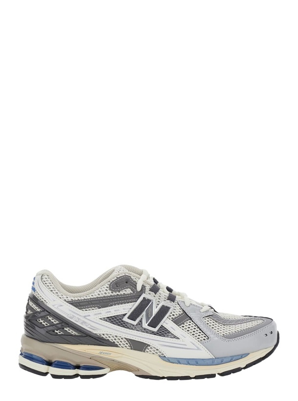 Photo: New Balance 1906r Grey Sneaker With Mesh Design And Side Logo In Synthetic Fiber Unisex