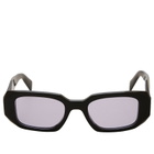 Prada Eyewear Women's 17WS Sunglasses in Black/Violet 