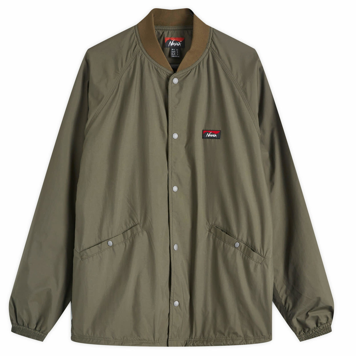 【大特価!!】 Collar Rib Men's Nanga Coach Nanga Khaki in Jacket ジャケット・アウター