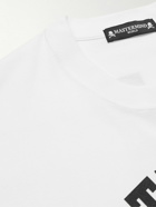 Mastermind World - Logo-Print Cotton-Jersey T-Shirt - White