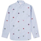 Comme des Garcons SHIRT Button Down Embroidered Shirt