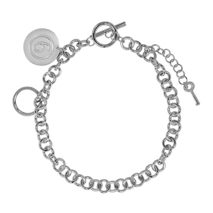 Photo: MM6 Maison Margiela Silver Chain Link Necklace