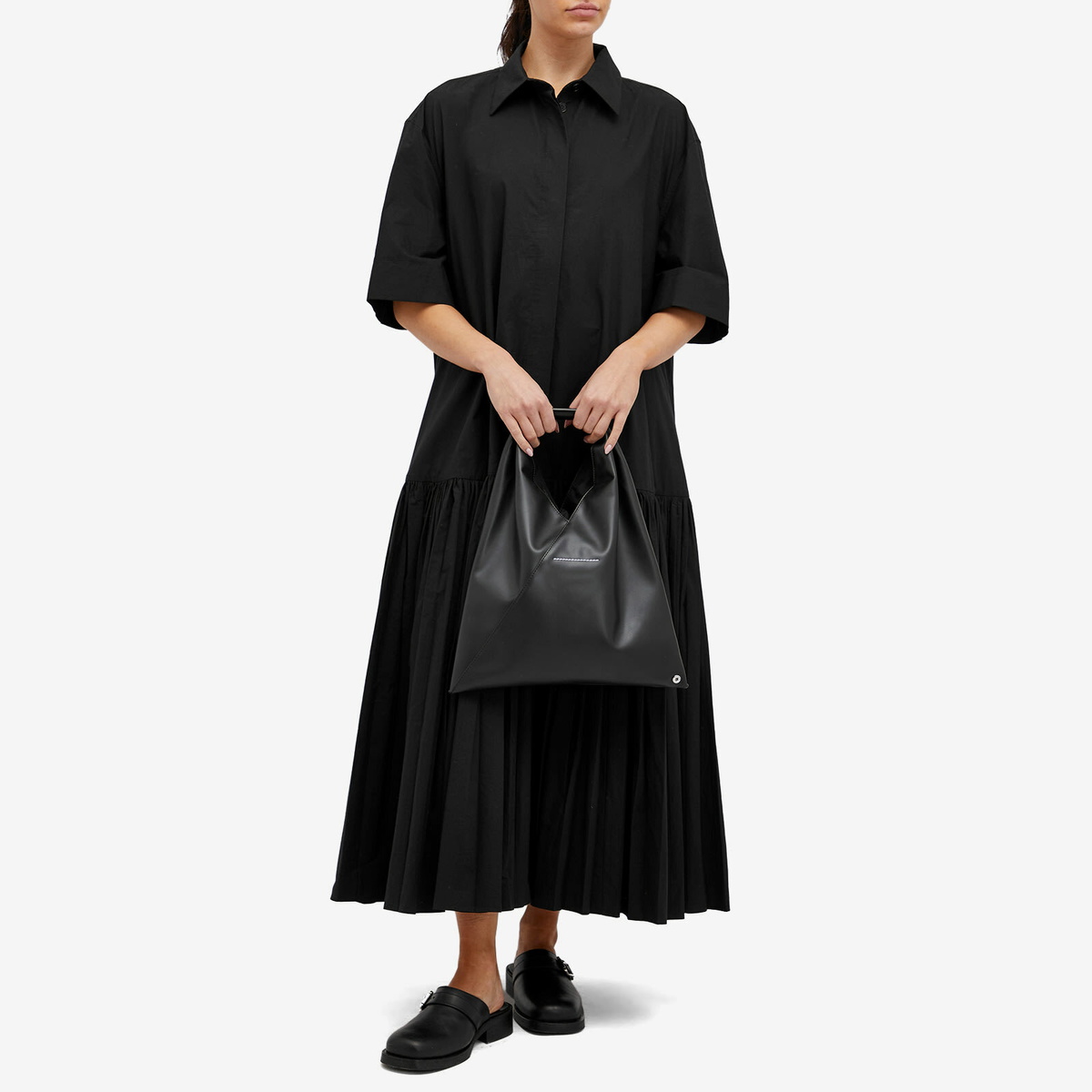 Jil Sander+ Women's Shirt Dress in Black Jil Sander+
