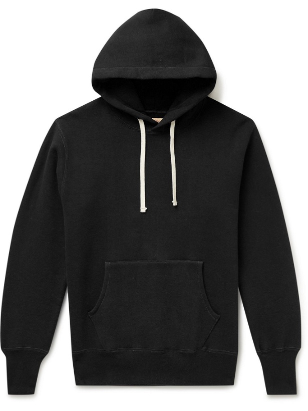 Photo: THE REAL MCCOY'S - Cotton-Jersey Hoodie - Black