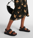 Dries Van Noten Fussbett leather sandals