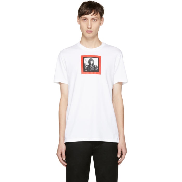 Givenchy White Face T-Shirt Givenchy