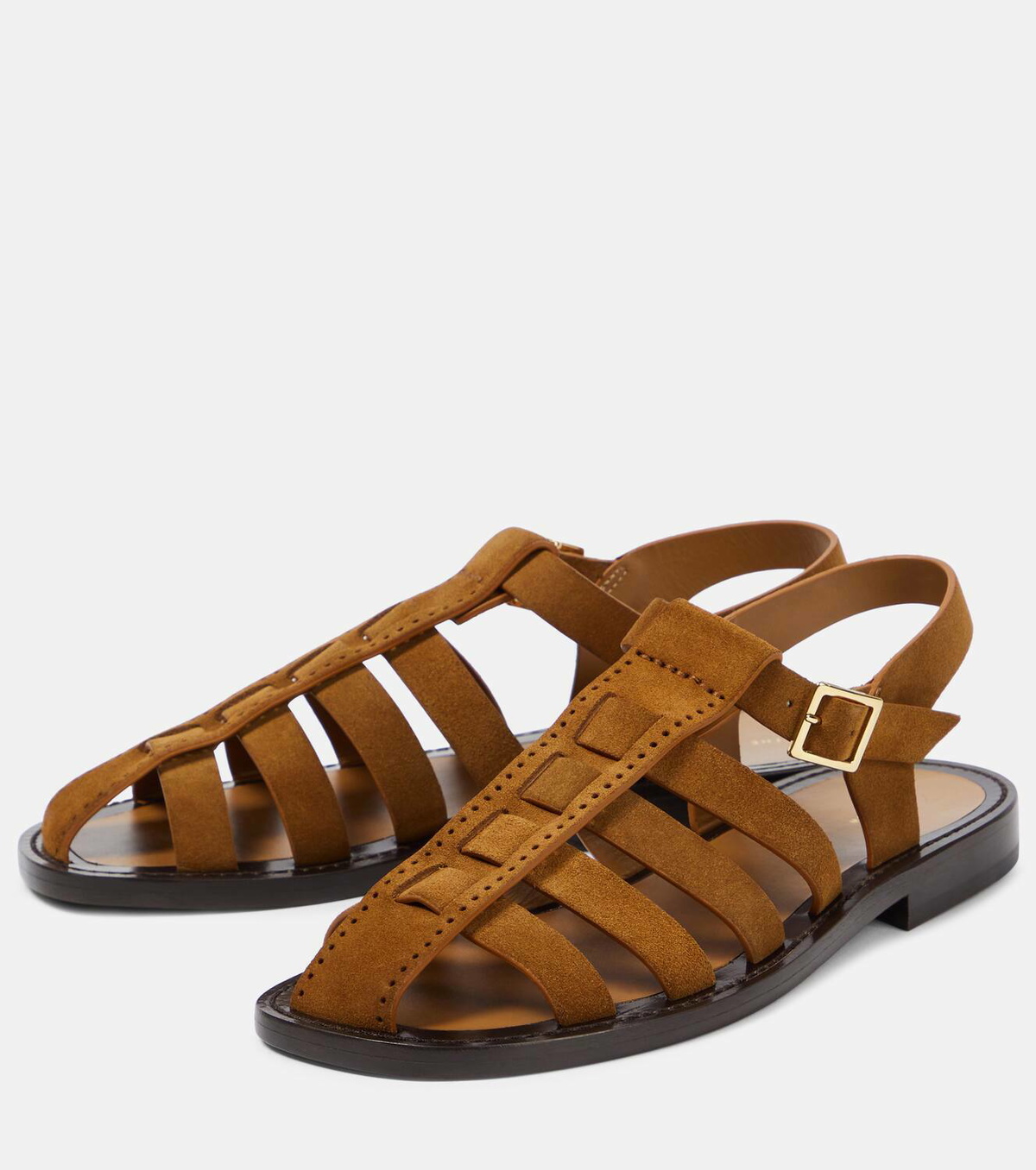 The Row Pablo suede fisherman sandals The Row