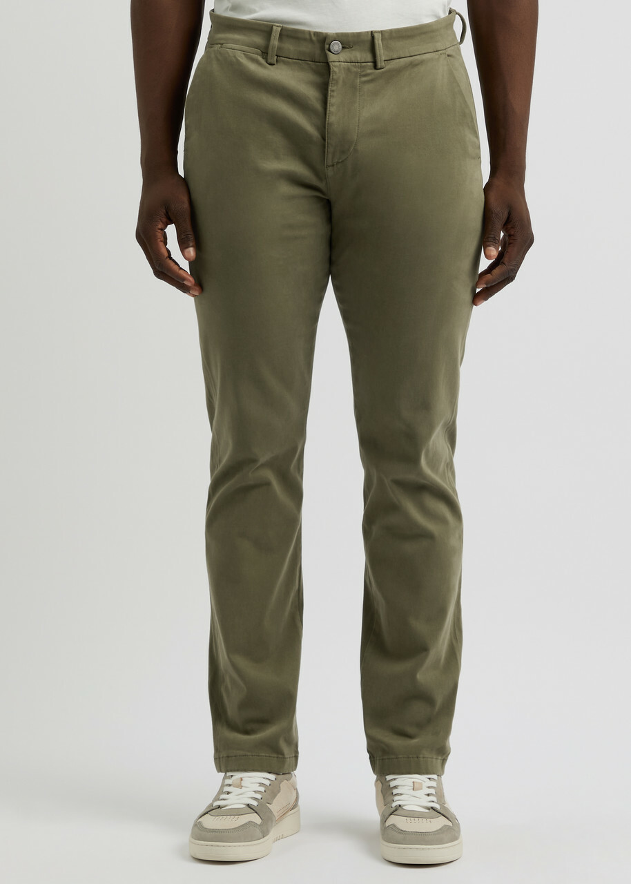 7 For All Mankind Slimmy Luxe Performance Chinos Green