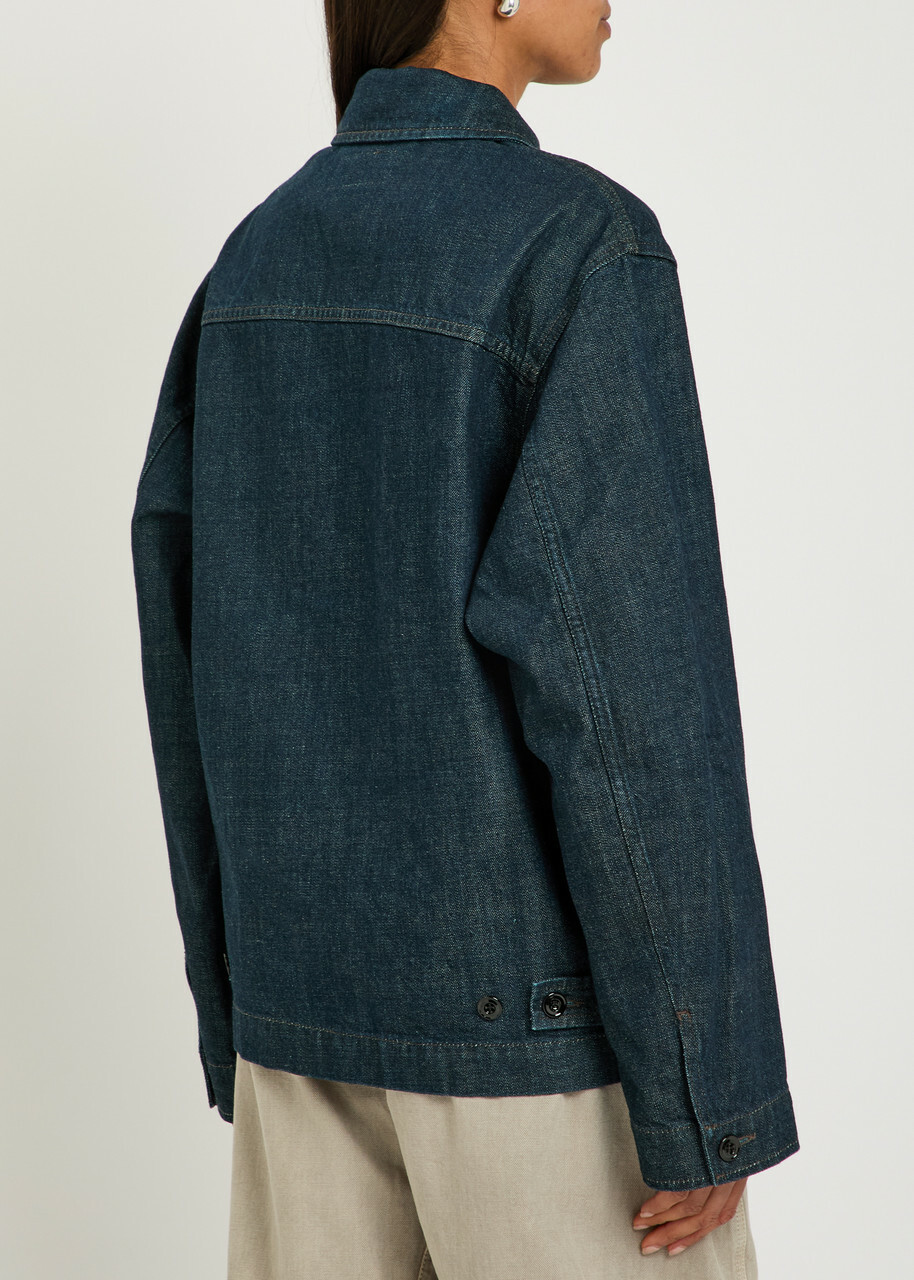 Lemaire Boxy Denim Overshirt Indigo