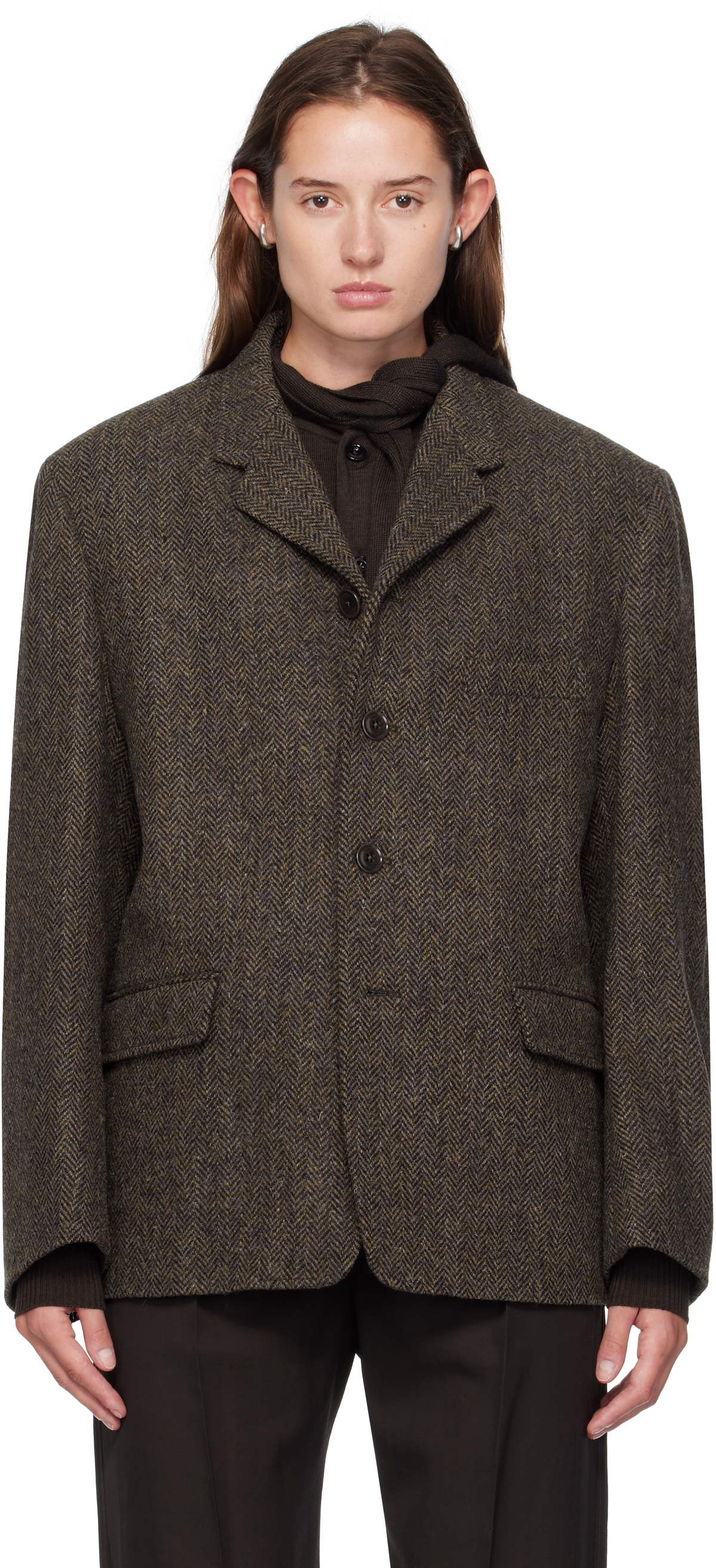 ジャケット・アウター lemaire suit coat dark brown Lemaire Brown Suit Coat – BlackSkinny