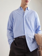 Hartford - Pitt Cotton-Oxford Shirt - Blue