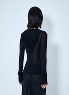 Rick Owens Long Sleeve Hooded Top