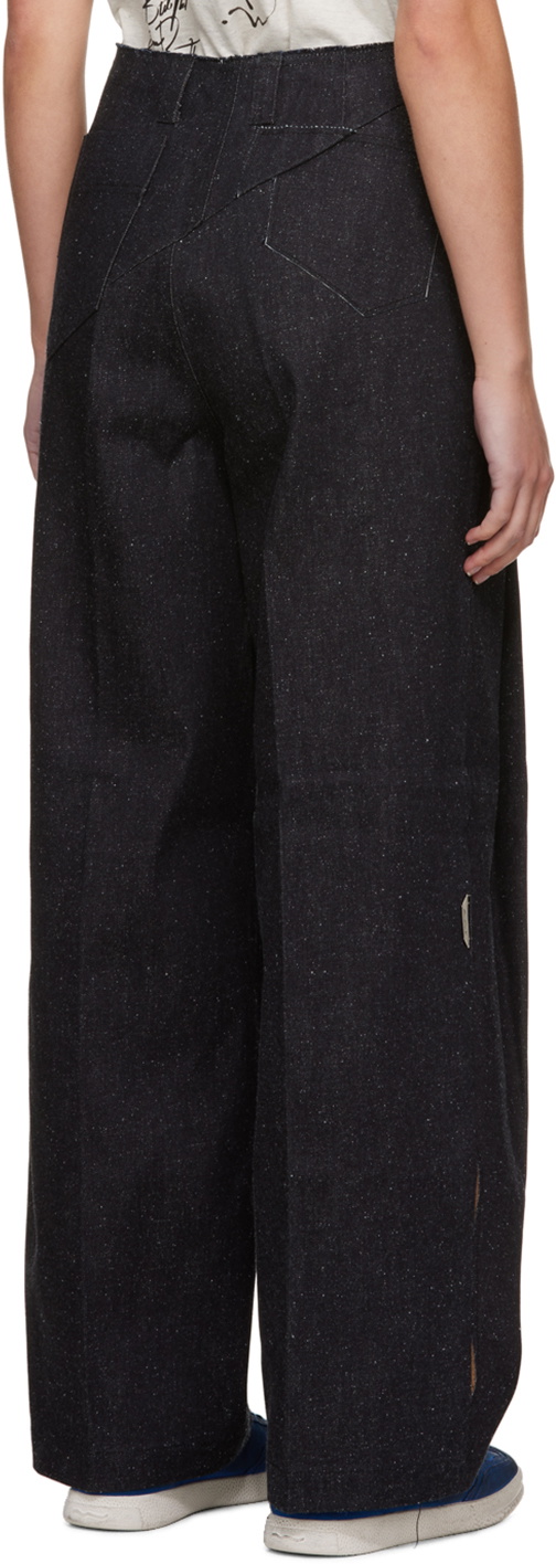 ■ADERERROR■ Elio jeans Noir ADER error Black Elio Denim Trousers ADER error