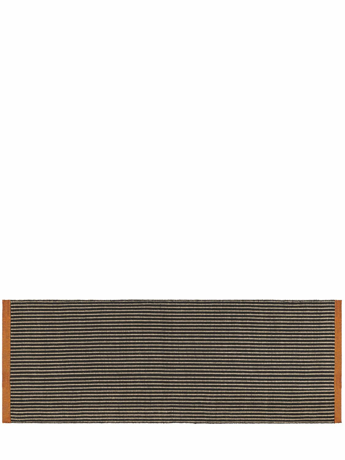 TOM DIXON Black Line Handwoven Rug