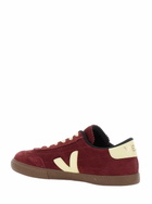 Veja panenka Bordeaux Low Top Sneakers With Logo Patch On The Side And Contrasting Heel With Logo Lettering In Leather Unisex