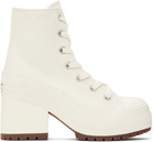 Converse White Chuck 70 De Luxe Heel High Top Sneakers