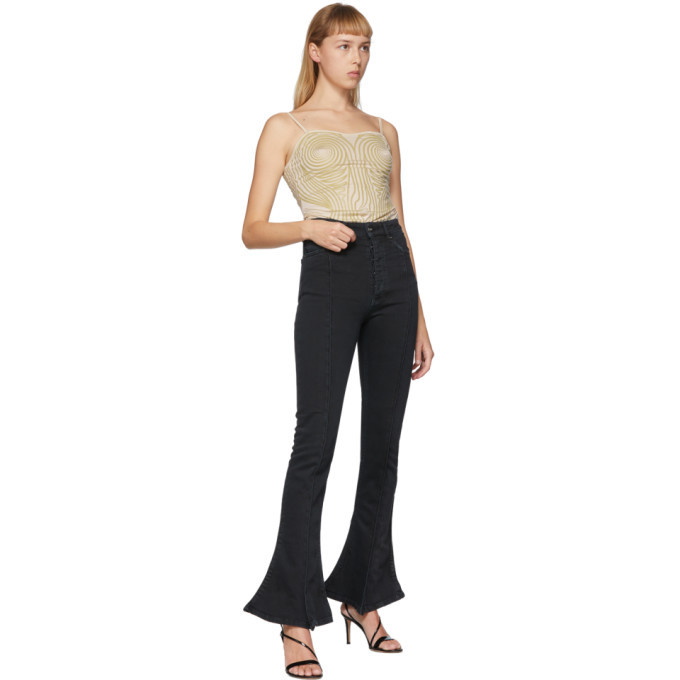 Y/Project Trumpet high waist flared jeans
