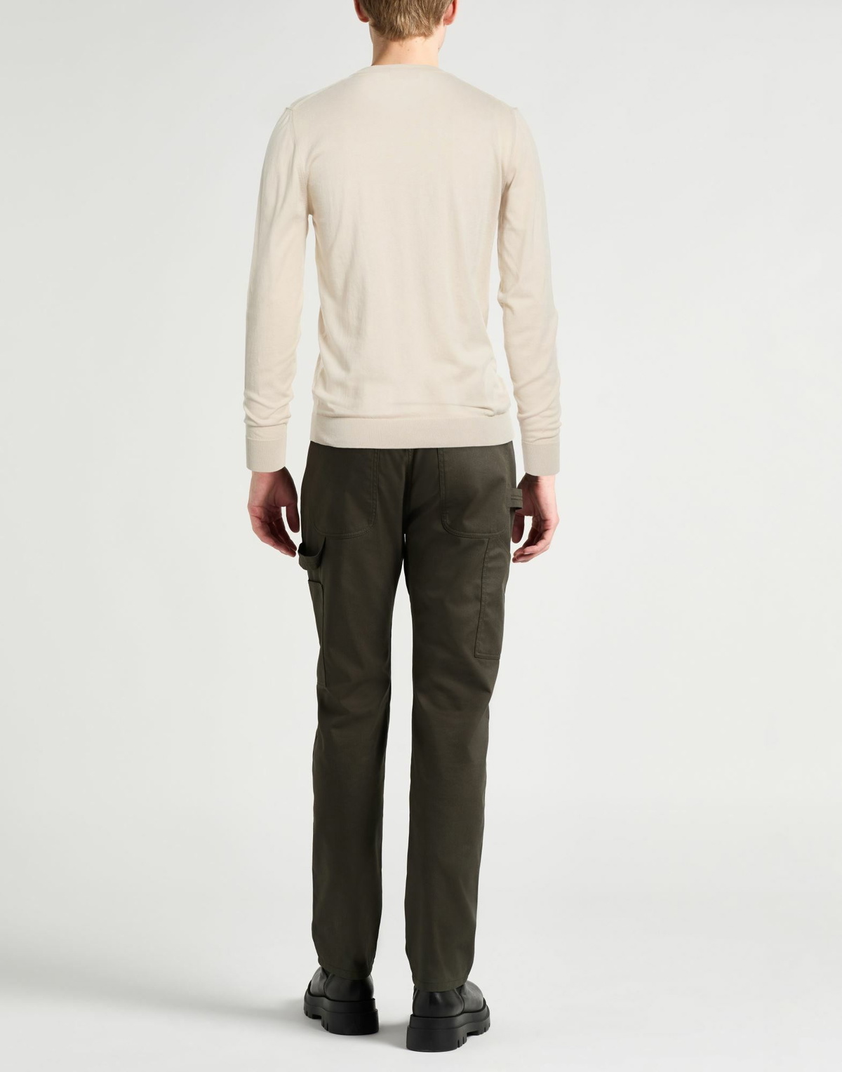 Roberto Collina Mens Sweater in Beige