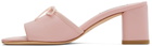 Repetto Pink Tiba Heeled Sandals