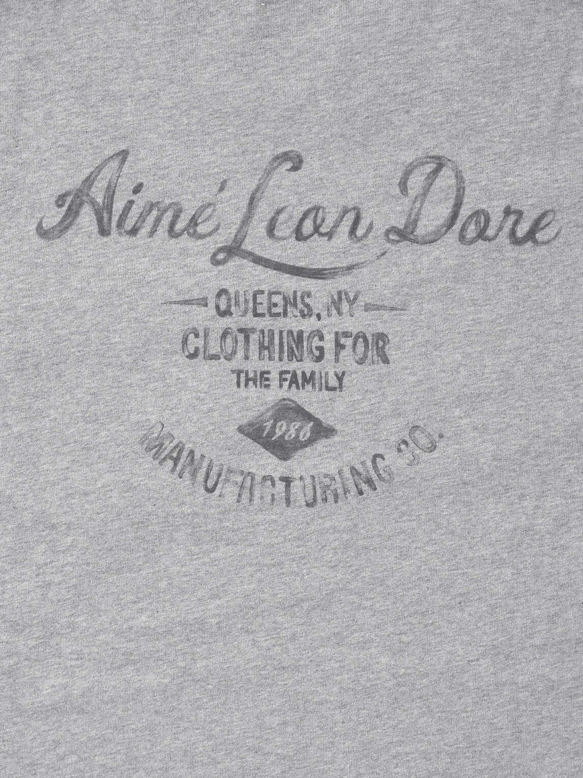 Aimé Leon Dore - Clothier Logo-Print Cotton-Jersey T-Shirt - Gray
