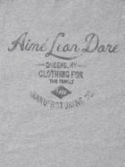 Aimé Leon Dore - Clothier Logo-Print Cotton-Jersey T-Shirt - Gray
