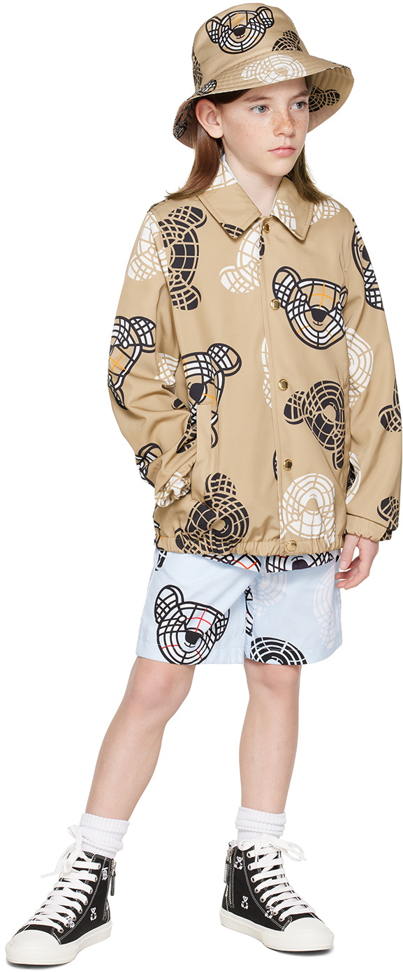 Burberry Kids Beige Thomas Bear Jacket