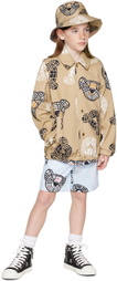 Burberry Kids Beige Thomas Bear Jacket