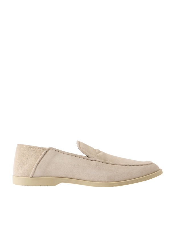 Photo: George Cleverley - Mayfair II Collapsible-Heel Suede Loafers - Neutrals