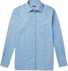 Rubinacci - Cotton-Chambray Shirt - Blue